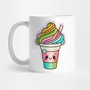 Funny Rainbow Ice Cream Mug